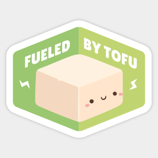 Fueled By Tofu Vegan Sticker